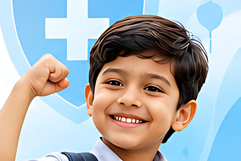 Healthy, happy SVY student — health cover for every child